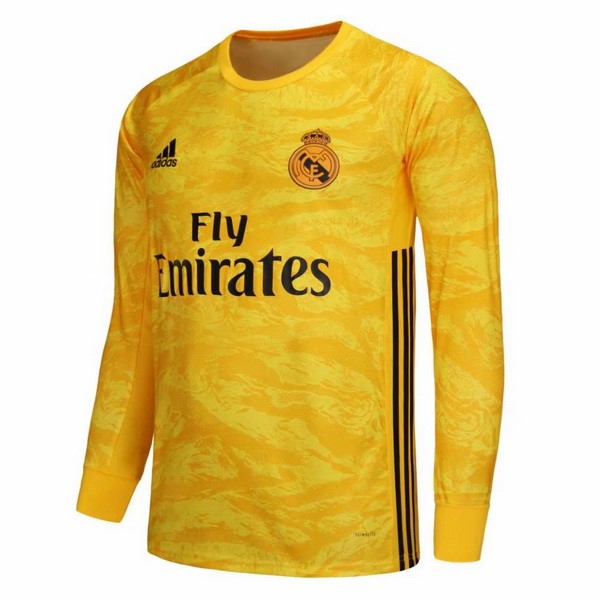 Camiseta Real Madrid Primera equipo ML Portero 2019-20 Amarillo